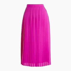 J. Crew midi pleated skirt